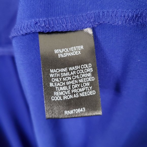 Jessica Howard Size 20W Dress V-neck Surplice Side Ruching Liquid Jersey Stretch - Picture 8 of 11